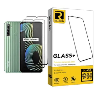Randika Glass MIX002 Screen Protector For Realme Narzo 10 Pack Of 2