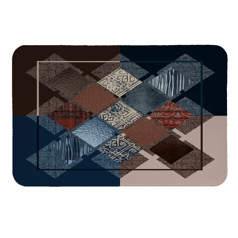  پادری طرح لوزی کد 5276 سایز 60 × 40 سانتی‌متر