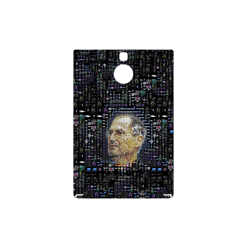 برچسب پوششی ماهوت مدل 2 Collage of Steve Jobs مناسب برای گوشی موبایل بلک بری Passport Silver Edition