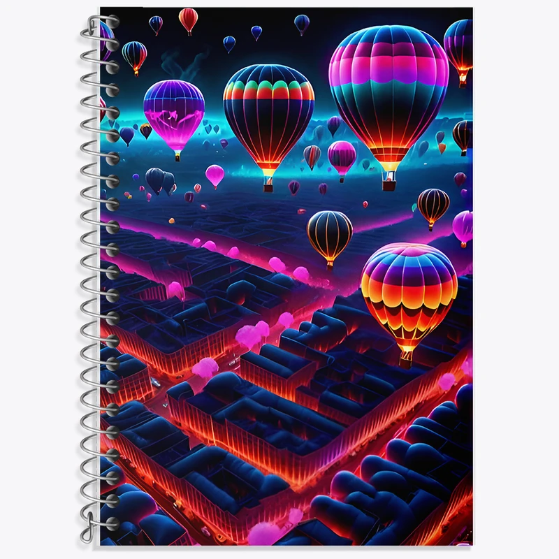 دفتر لغت 50 برگ خندالو طرح بالن ها کد F7273