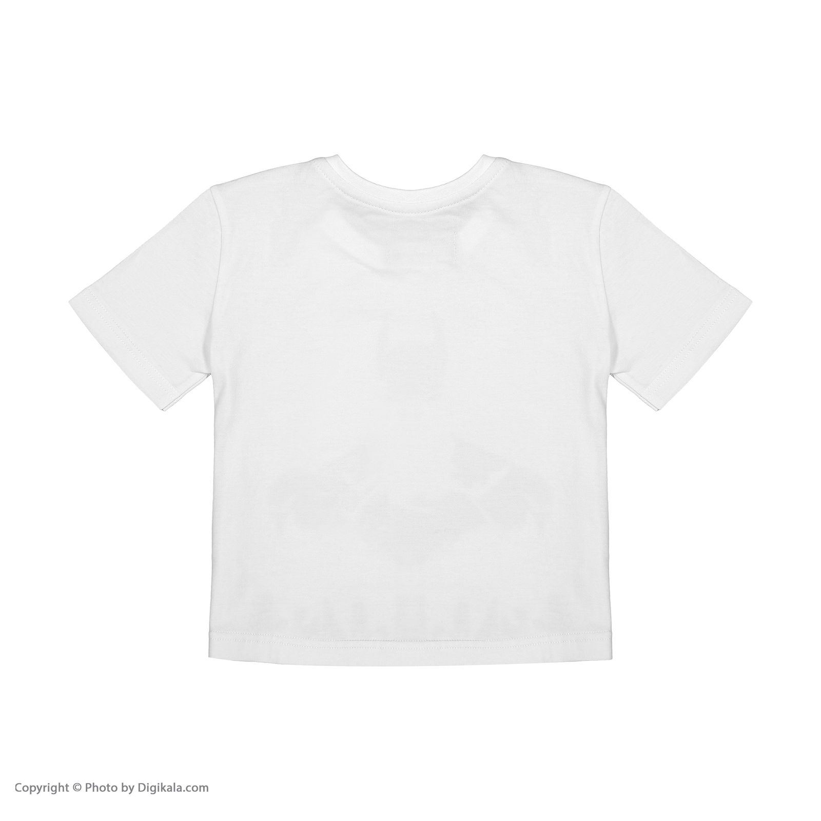 تی شرت آستین کوتاه پسرانه تیتیش مدل بت من رنگ سفید -  - 5