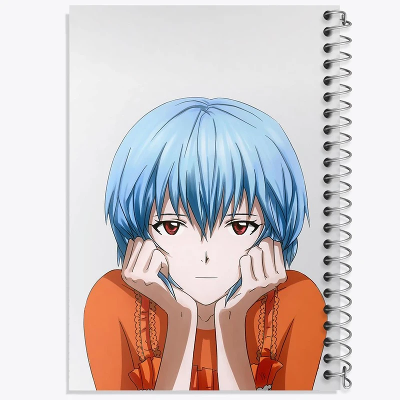 دفتر نقاشی 50 برگ خندالو مدل ری آیانامی انیمه اونگلیون کد 13802