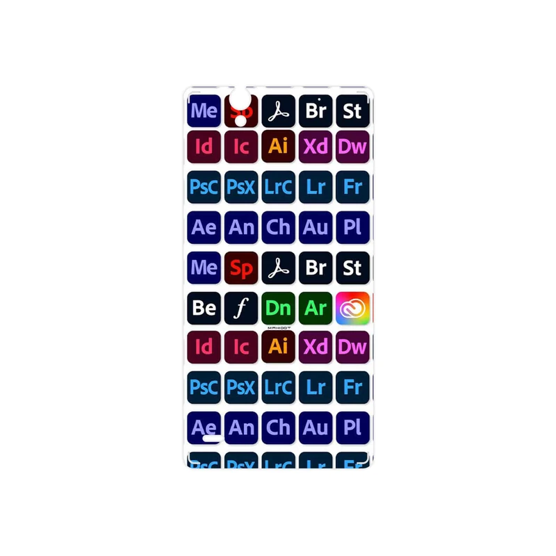 برچسب پوششی ماهوت مدل Adobe مناسب برای گوشی موبایل سونی Xperia C4