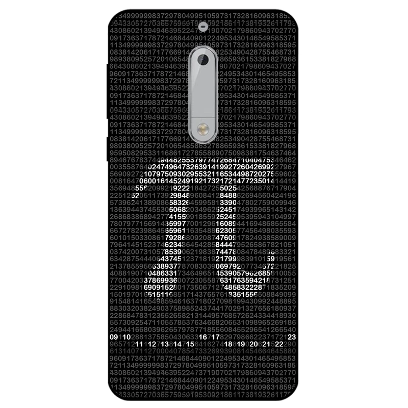کاور مگافون طرح عدد پی مدل 7240 مناسب برای گوشی موبایل نوکیا 5