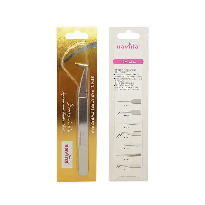 انبر اکستنشن مژه ناوینا مدل PT 7