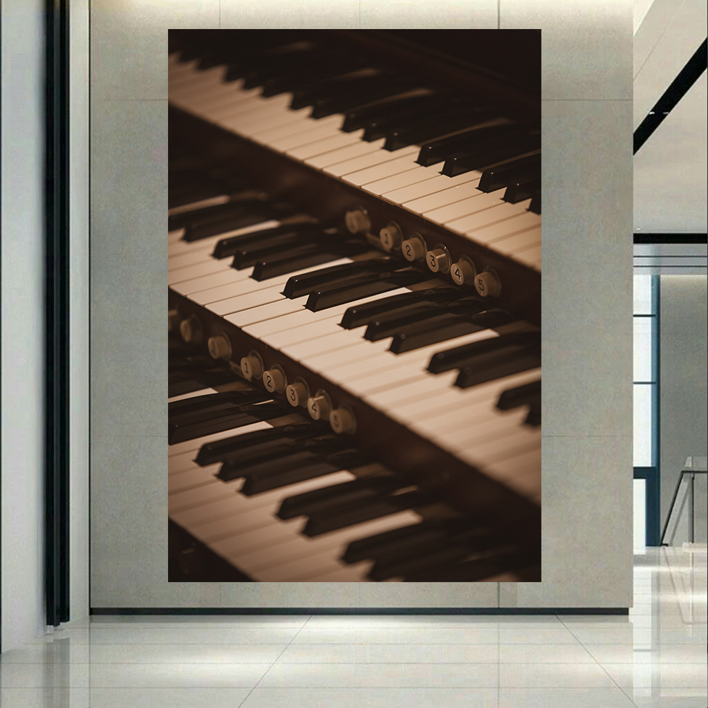 پوستر مدل بک لایت طرح پیانو کد AR2770