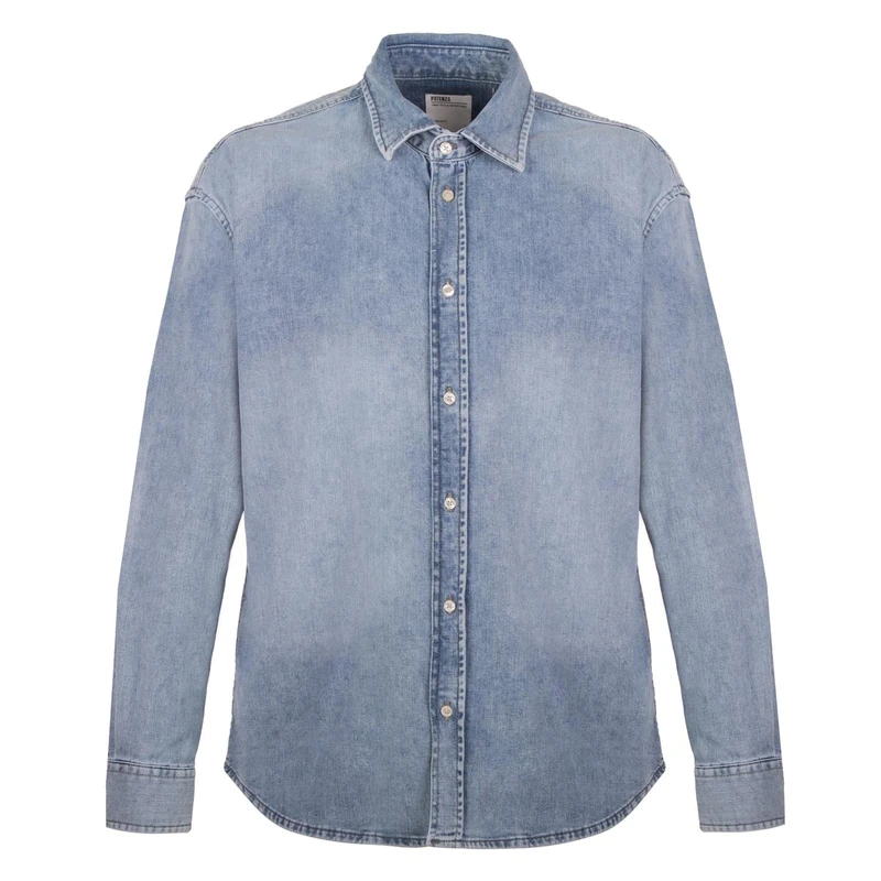 پیراهن آستین بلند یقه برگردان مردانه پوتنزا مدل 92422055