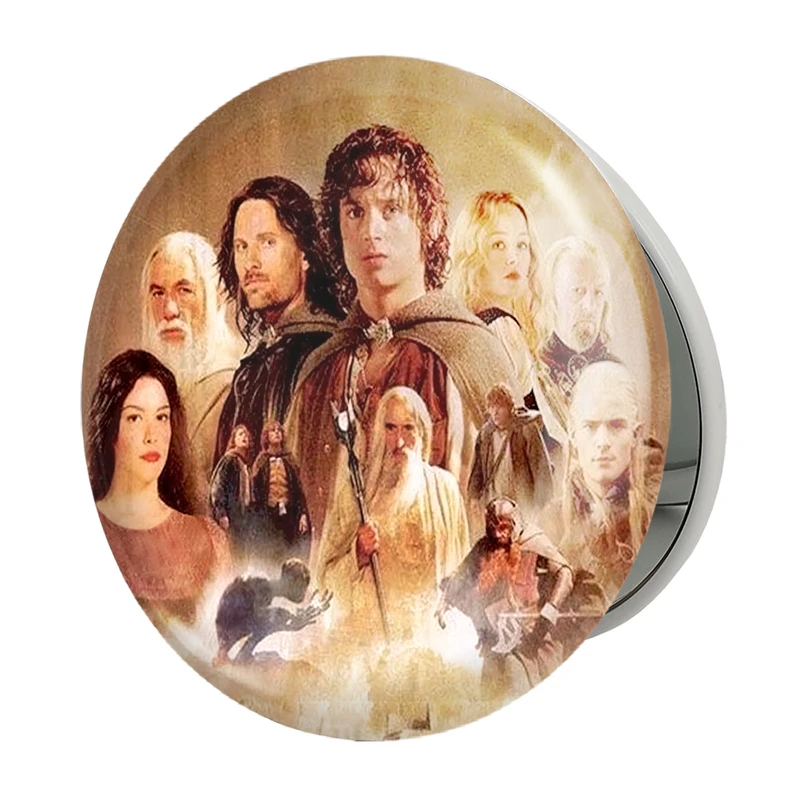 آینه جیبی خندالو طرح ارباب حلقه ها Lord of the Rings مدل تاشو کد 4761 