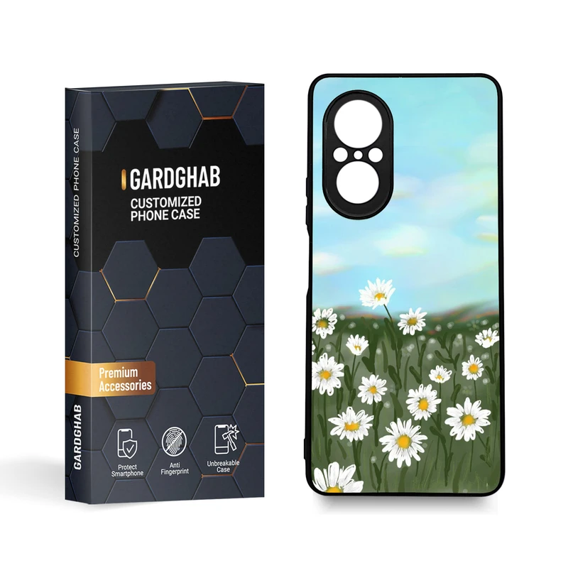 کاور گارد قاب مدل گل مناسب برای گوشی موبایل آنر 50 SE/Nova 9 SE