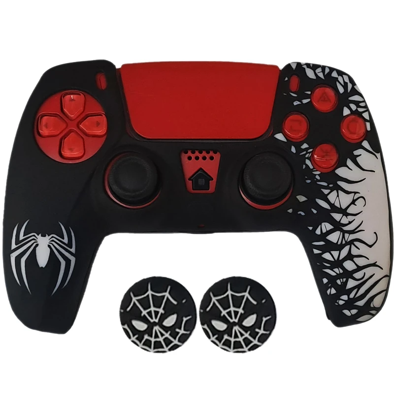 محافظ دسته بازی پلی استیشن 5 مدل spider ps5-651 به همراه روکش آنالوگ