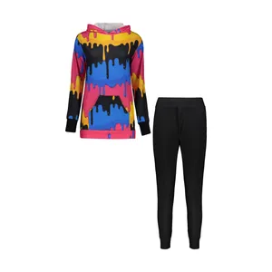 ست هودی و لگینگ ورزشی زنانه مدل استایل کد Mhr-22