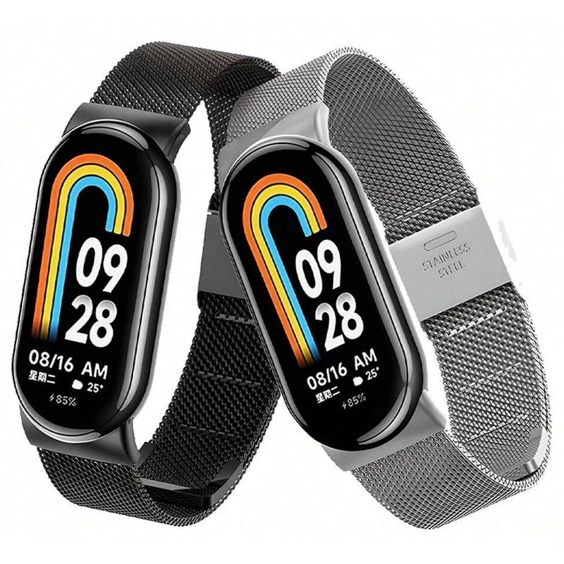 عکس شماره 4 : بند آکوآرا مدل milanese sg مناسب برای مچ بند هوشمند شیائومی mi band 8-9-10