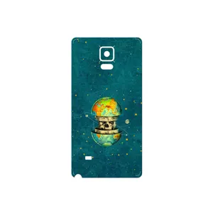 MAHOOT Collage of Earth Face Cover Sticker for Samsung Galaxy Note 4