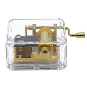 جعبه موزیکال طرح شیشه ای مدل Golden Glass