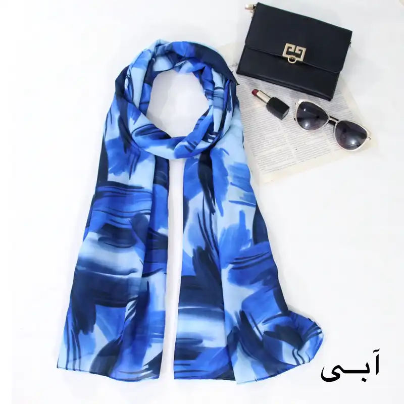 شال زنانه مدل نخی تابستانه ابر و بادی کد ana-2540