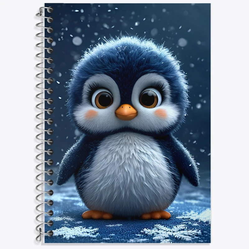 دفتر لغت 50 برگ خندالو طرح پنگوئن بامزه کد F8121