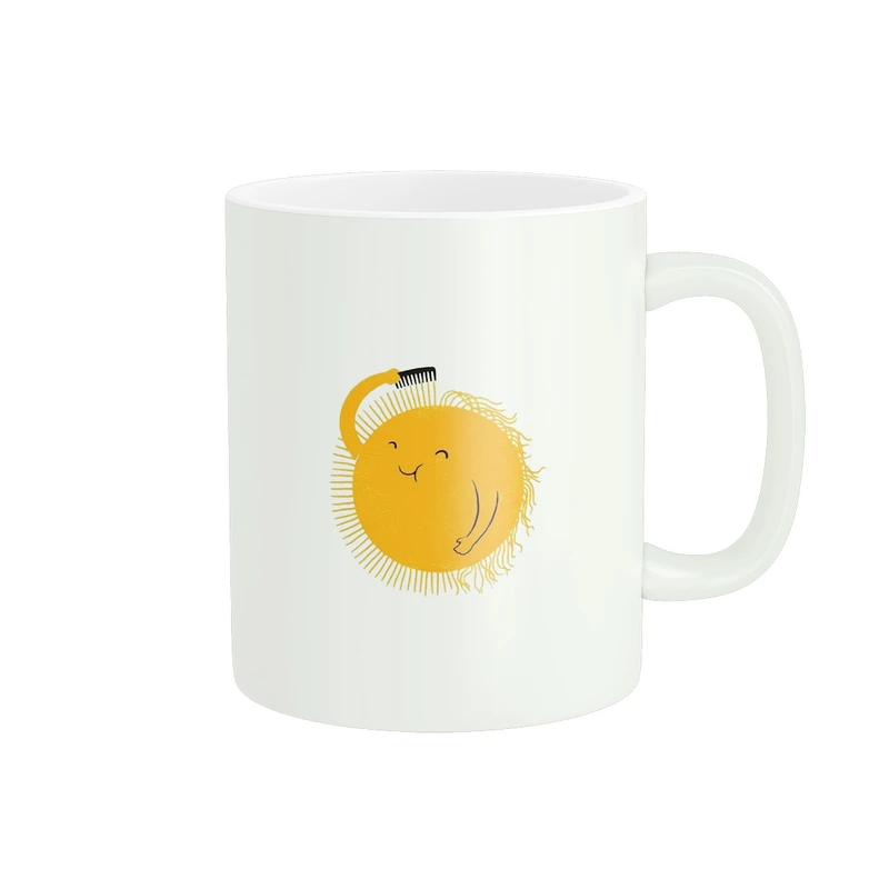 ماگ پاد آفرین مدل خورشید و شانه کد 618