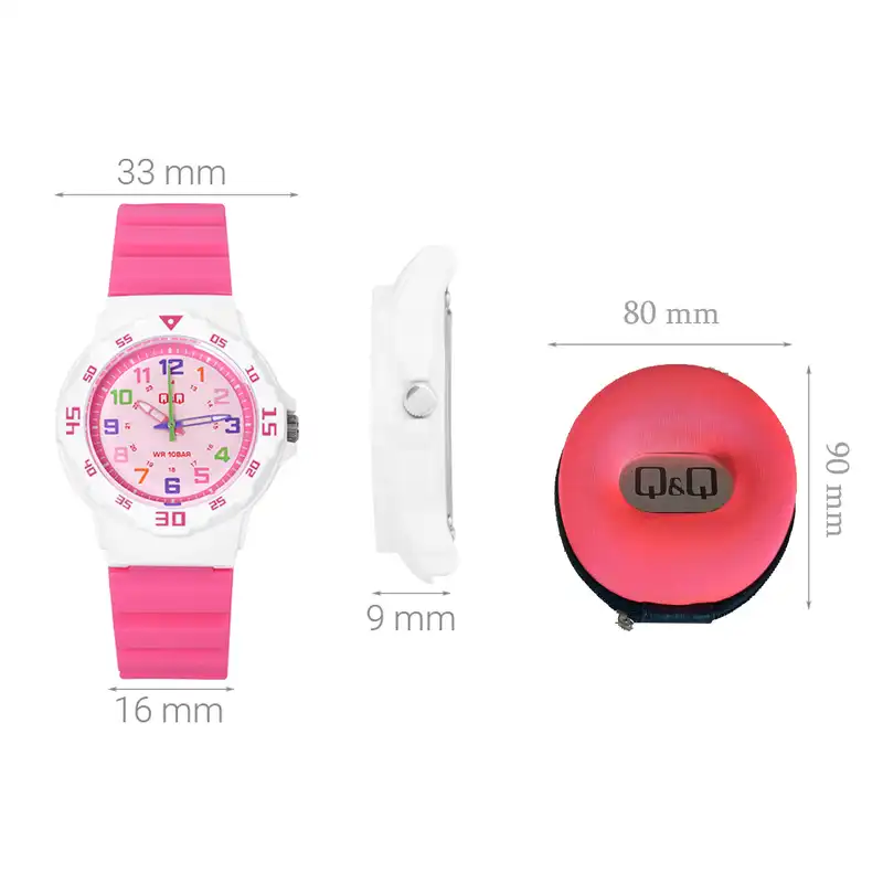 ساعت مچی عقربه ای دخترانه کیو اند کیو مدل VR19J012Y