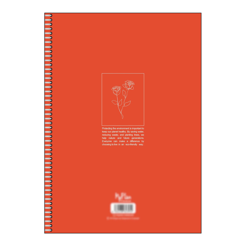 دفتر مشق 100 برگ مای پلن طرح Lovely Cats مدل صفحات شماره دار کد F2302