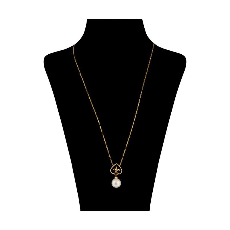 گردنبند طلا 18 عیار زنانه تاج مدل 1A237 گردنبند طلا 18 عیار زنانه تاج مدل 1A237