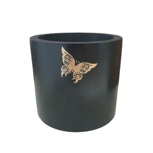  گلدان بتنی طرح پروانه کد S20022