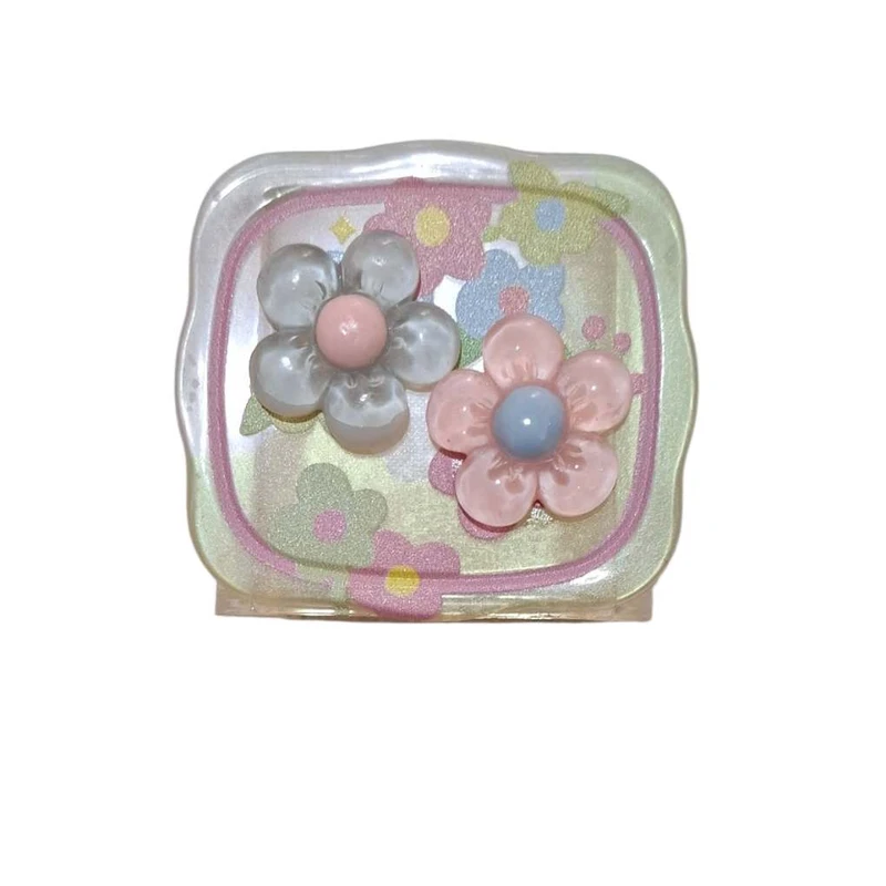 محافظ شارژر دیواری طرح گل مدل NU9 مناسب برای شارژر اپل و شیائومی 18 وات دو پین 