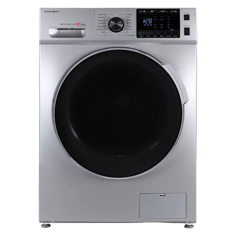 ماشین لباسشویی پاکشوما مدل  BWF 40802 WT ظرفیت 8 کیلوگرم