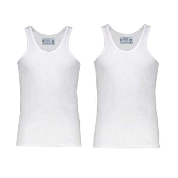 زیرپوش رکابی مردانه آذر کالا مدل AR282 مجموعه 2 عددی