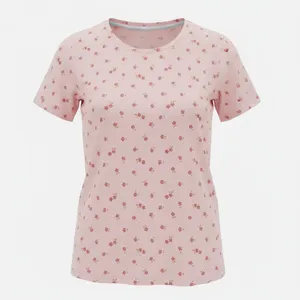 تی‌شرت آستین کوتاه زنانه مدل چاپی