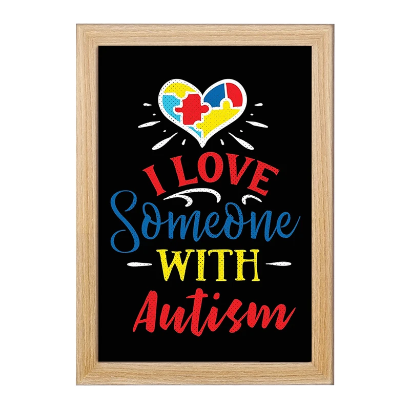 تابلو خندالو مدل اتیسم Autism کد 26738