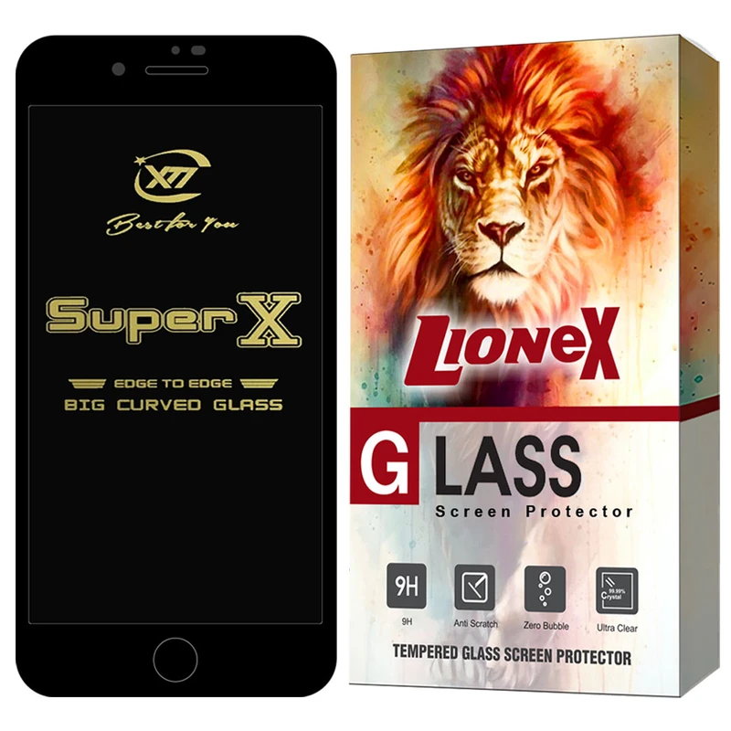 محافظ صفحه نمایش سوپر ایکس لایونکس مدل SUPL30 مناسب برای گوشی موبایل iPhone 7 / 8 / SE 2020 / SE 2022