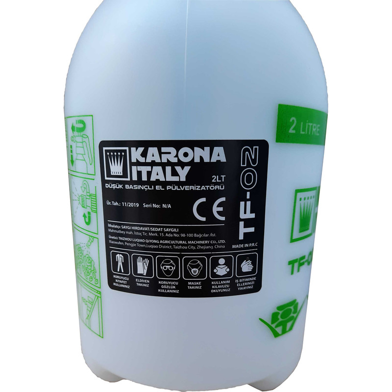 سمپاش کارونا ایتالی مدل TF-02 گنجایش 2 لیتر