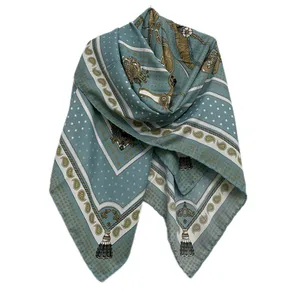 روسری زنانه مدل نخی کجراه 