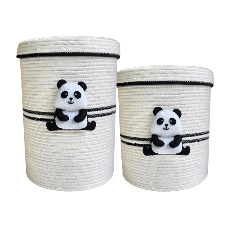 سبد اسباب بازی کودک مدل پاندا کد 4040 مجموعه دو عددی