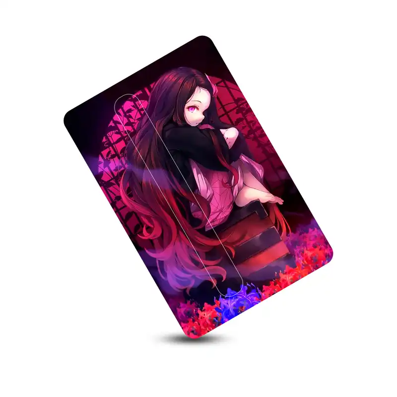 استیکر کارت پیکسل میکسل مدل انیمه kimetsu no yaiba شیطان کش نزوکو