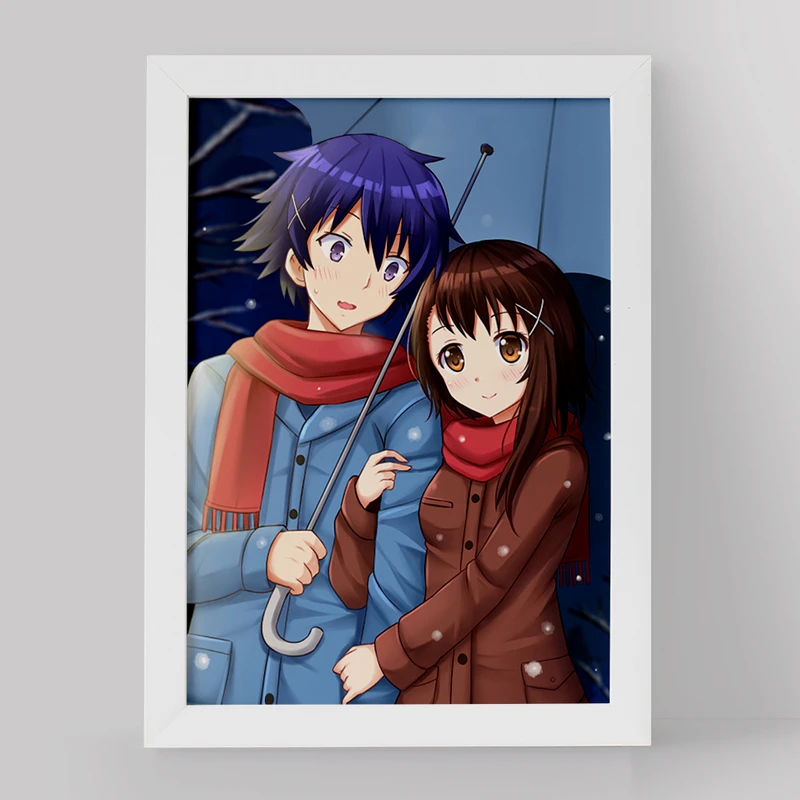 تابلو خندالو مدل اونودرا و ایچیبو انیمه عشق دروغین کد 17132