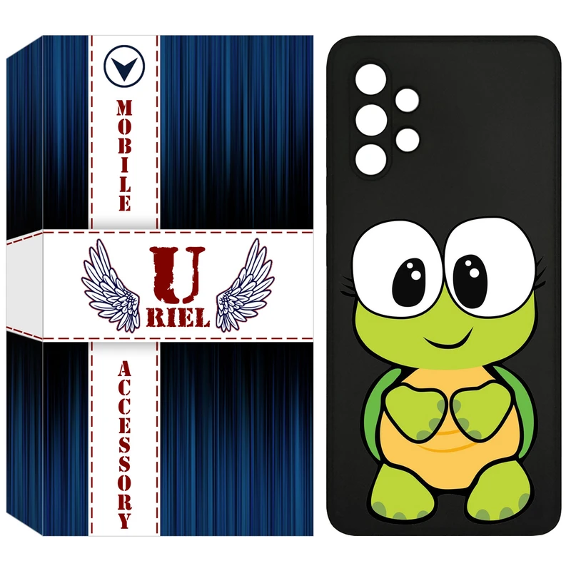 کاور یوریل مدل قاب KSH کد 59 طرح لاکپشت مناسب برای گوشی موبایل سامسونگ Galaxy A32 4G