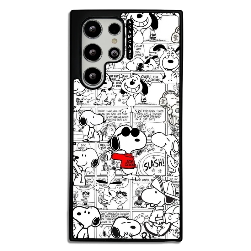 کاور آکام مدل AMC-WSGS22U-SNOOPY-26 مناسب برای گوشی موبایل سامسونگ Galaxy S22 Ultra