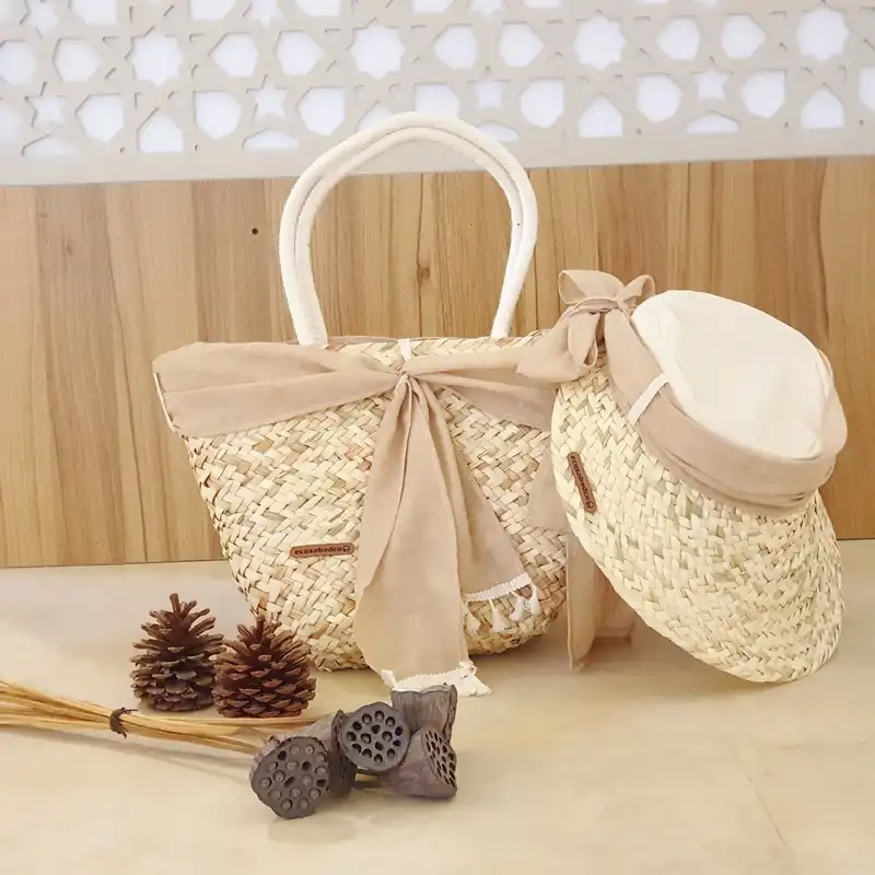 کلاه آفتابی حصیری اکوسبدکو مدل likh125 سایز M