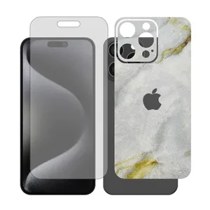 Glass Together model transparent Screen Protector Suitable for Apple iPhone 15 Pro Max Mobile Phone with Back cover sticker