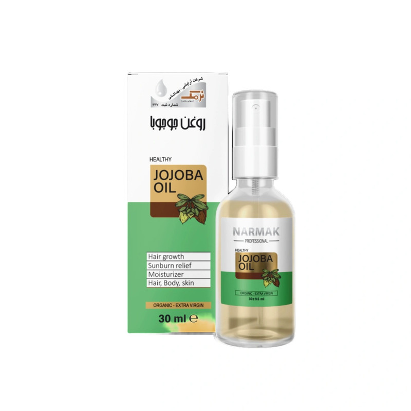 روغن مو نرمک مدل جوجوبا حجم 30 میلی لیتر روغن مو نرمک مدل جوجوبا حجم 30 میلی لیتر