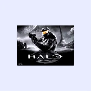 پوستر هومرو مدل فلزی طرح HALO کد PS544