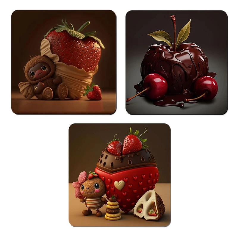 مگنت صباطرح مدل آشپزخانه کد M1310 مجموعه 3 عددی