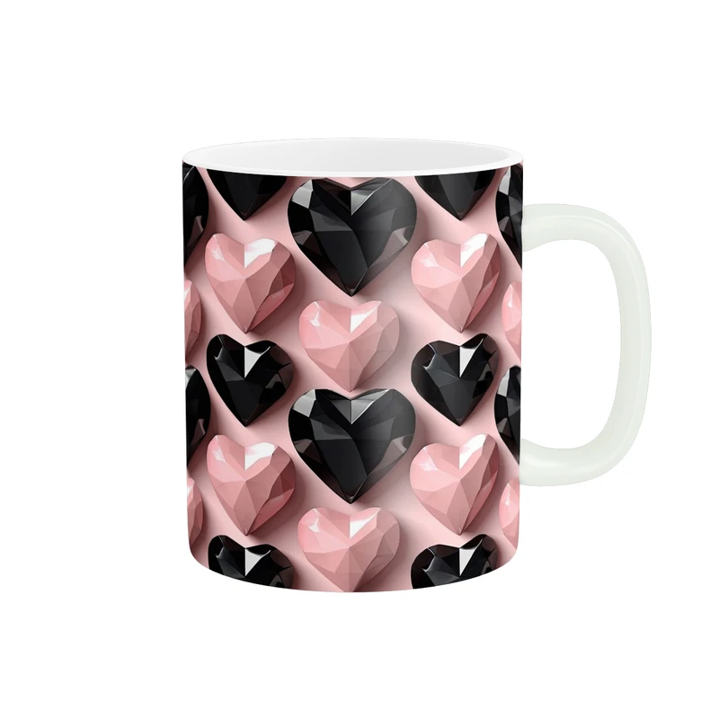 ماگ پاد آفرین طرح قلب کد 618