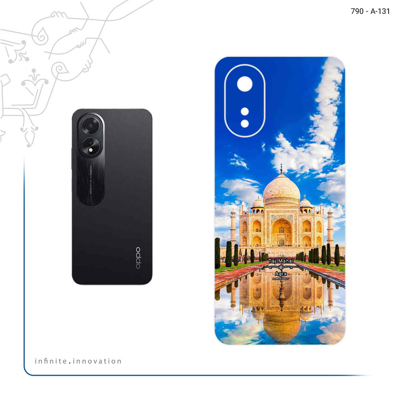 برچسب پوششی ماهوت مدل The Taj Mahal مناسب برای گوشی موبایل اپو A38