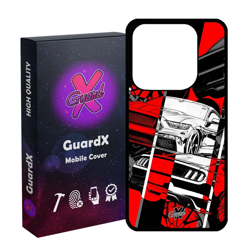کاور گارد ایکس طرح خودرو مدل 10218 مناسب برای گوشی موبایل شیائومی Redmi Note 14 4G
