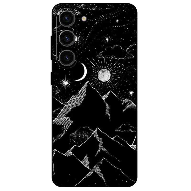 کاور مگافون طرح کوه مدل 8078 مناسب برای گوشی موبایل سامسونگ Galaxy S23