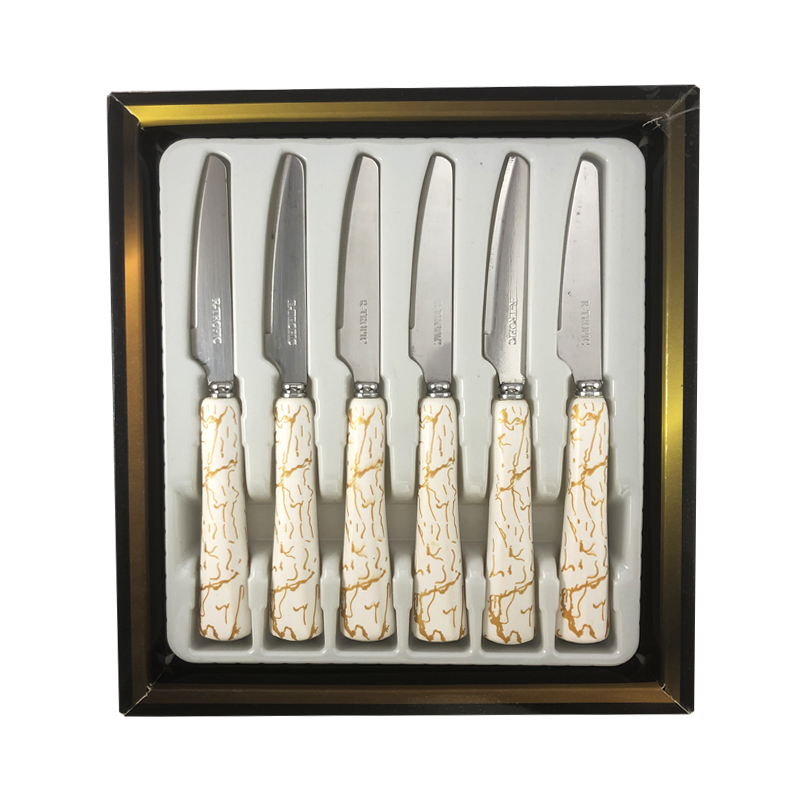 چاقو میوه خوری پرنسا مدل سرامیکی بسته 6 عددی