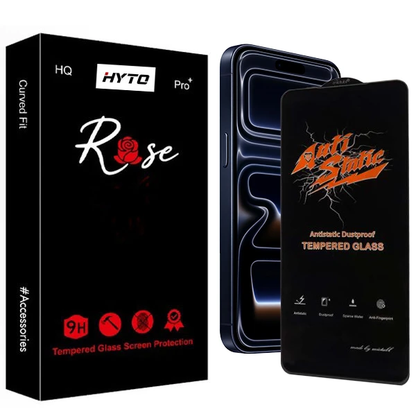 محافظ صفحه نمایش هیتو مدل Rose Anti-Static Clear مناسب برای گوشی موبایل اپل iphone 17 pro Max