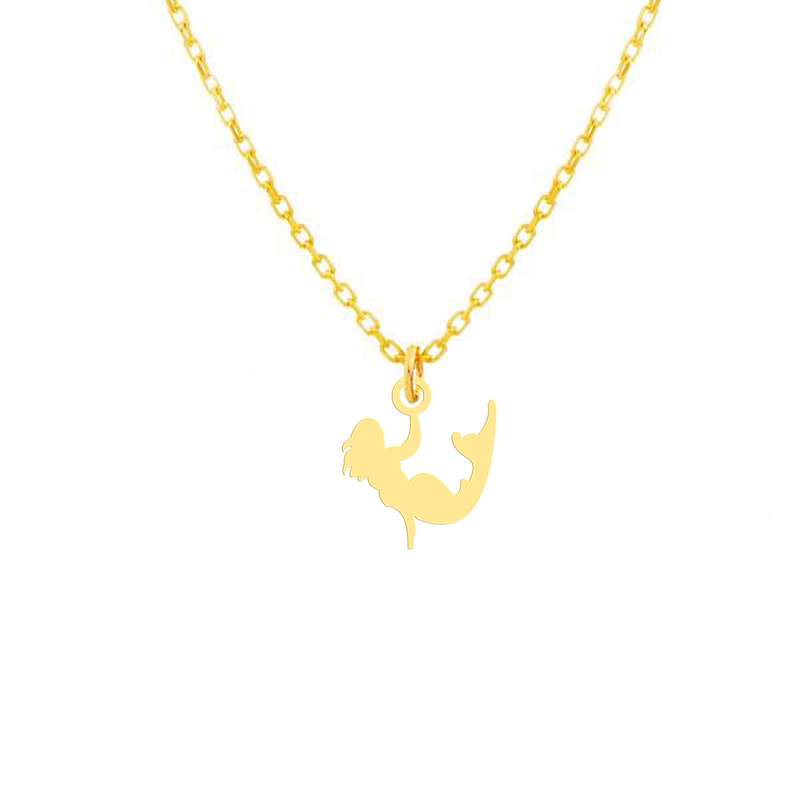 گردنبند هایکا طرح پری دریایی مدل S.ha2-40 گردنبند هایکا طرح پری دریایی مدل S.ha2-40